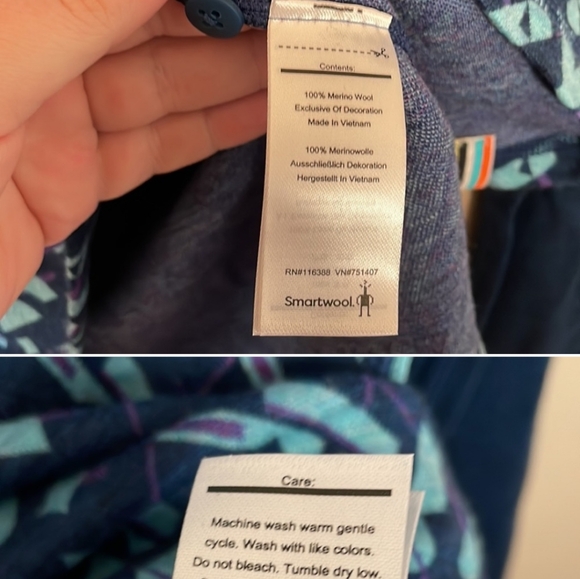 Smartwool 250 Long Sleeve Thermal Baselayer Henley 100% Merino Wool - Picture 4 of 5